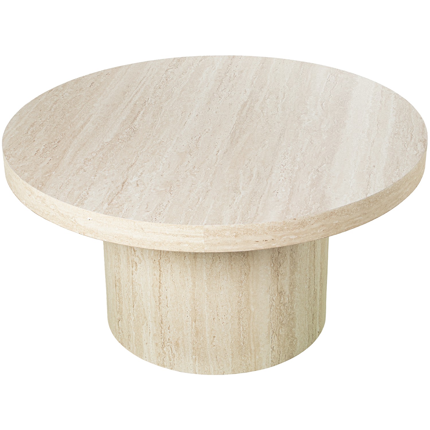 MESA DE CENTRO MADERA DM+PAPELAPEL TRAVERTINO COLOR NATURAL