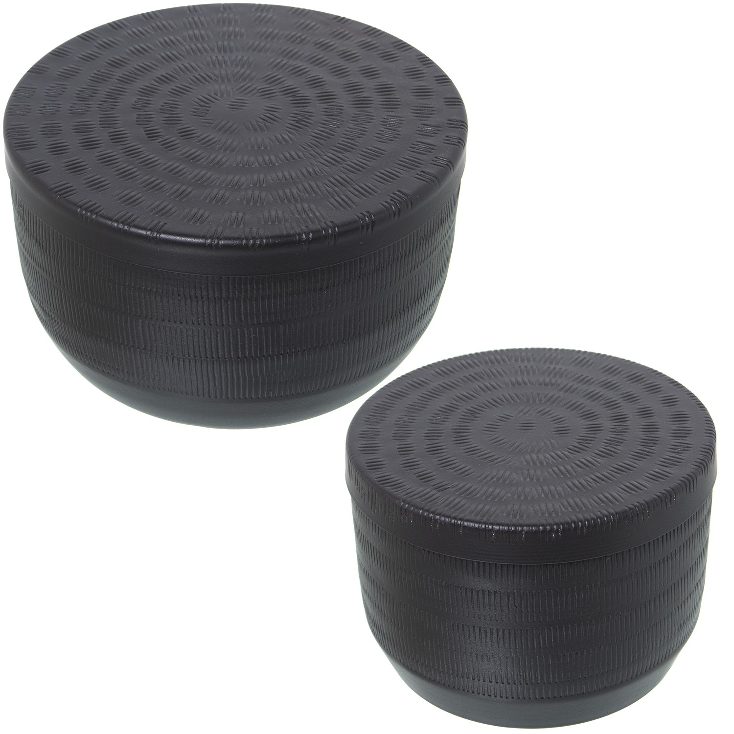 SET 2 CAJAS ALUMINIO TALLADO NRO