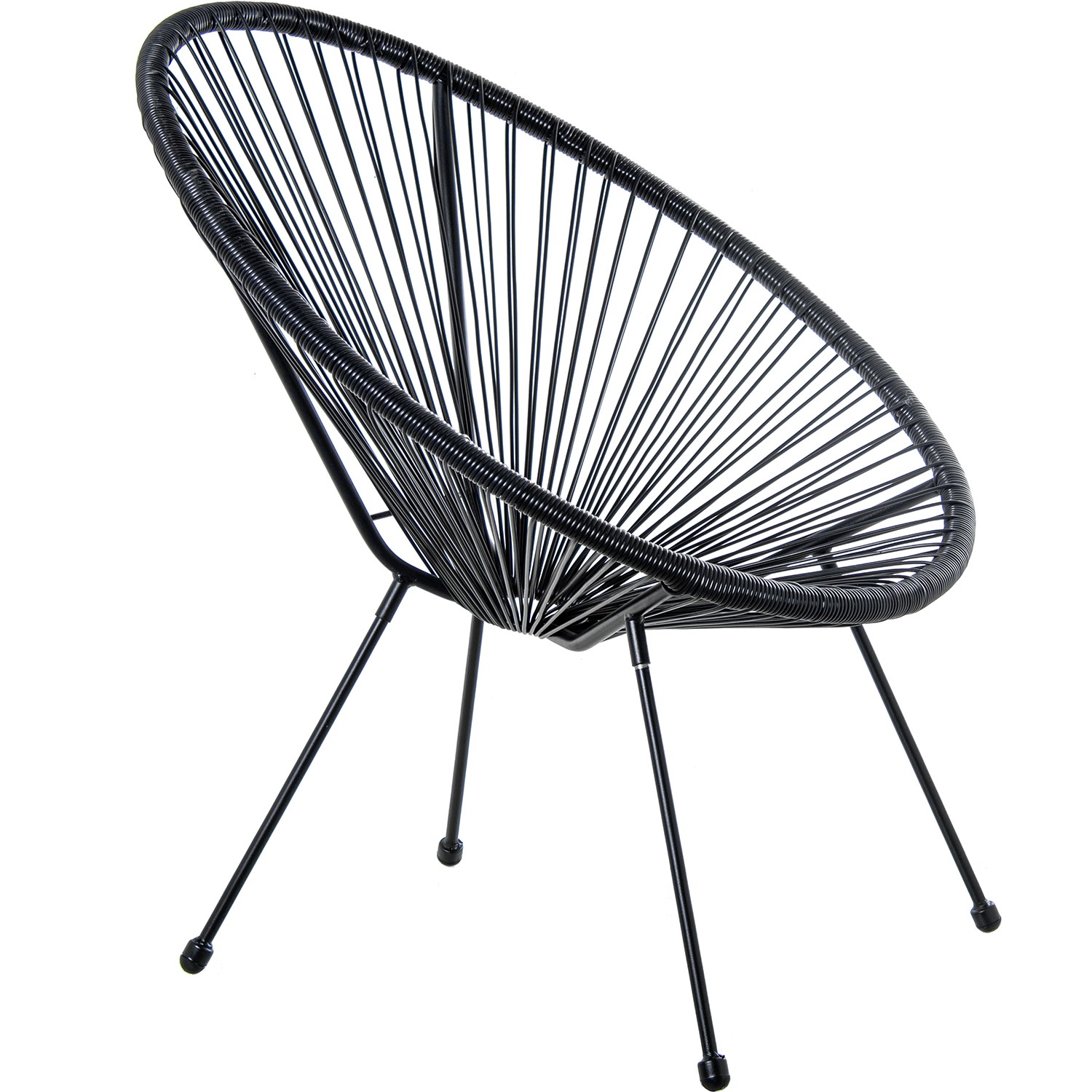 SILLÓN EXTERIOR ACERO/MIMBRE SETILENO