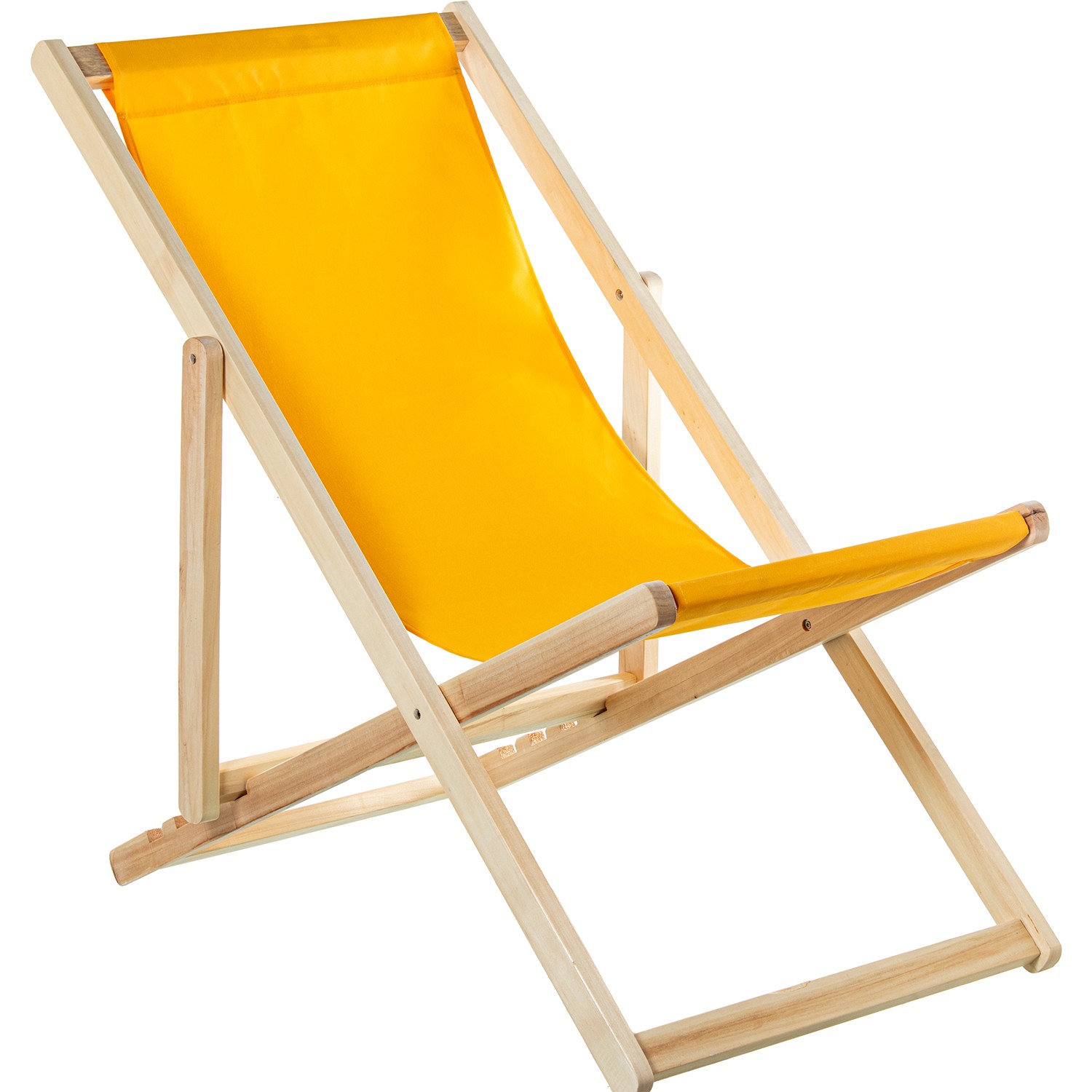 HAMACA MADERA PLEGABLE TELA AMRDE 4 POSICIONES