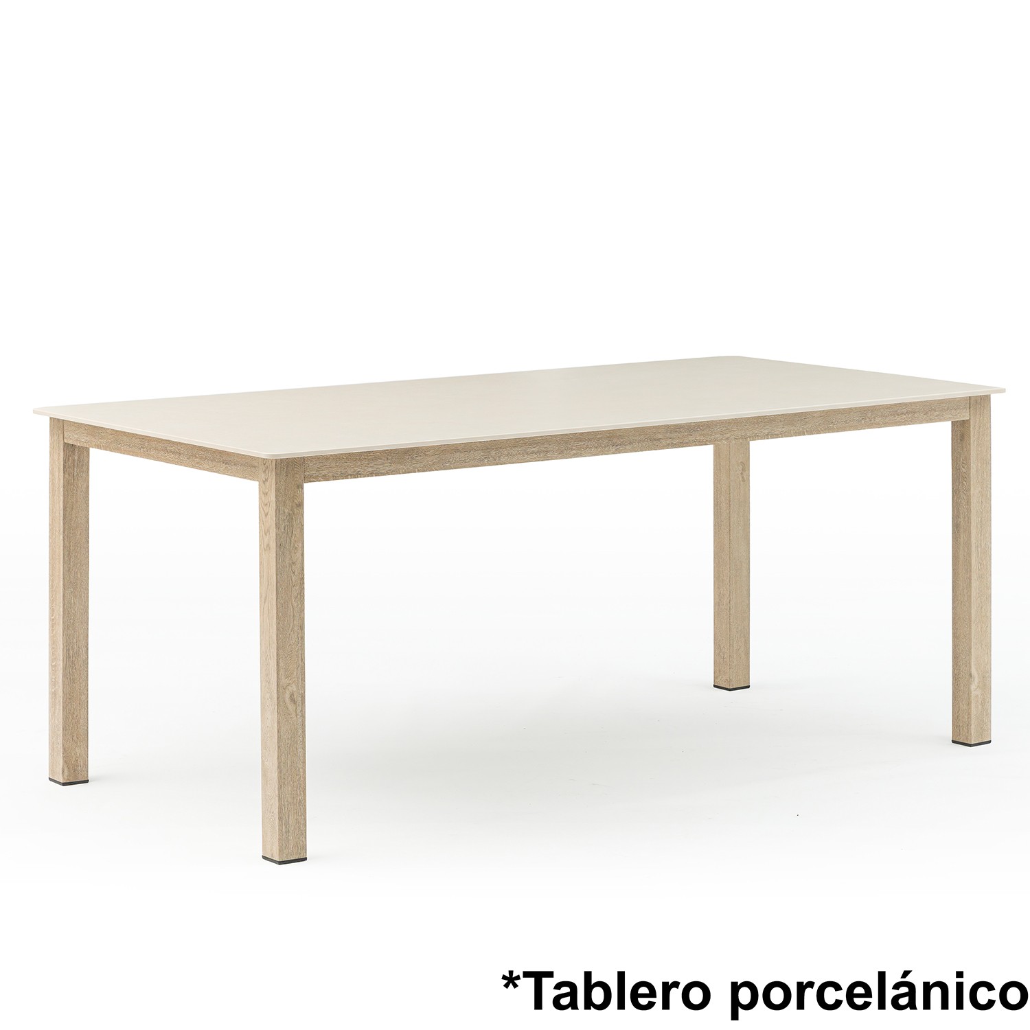MESA COMEDOR ALUMINIO TABLERO