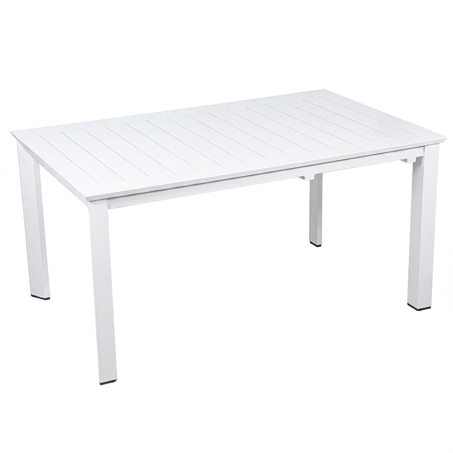 MESA EXTENSIBLE ALUMINIO BLANC