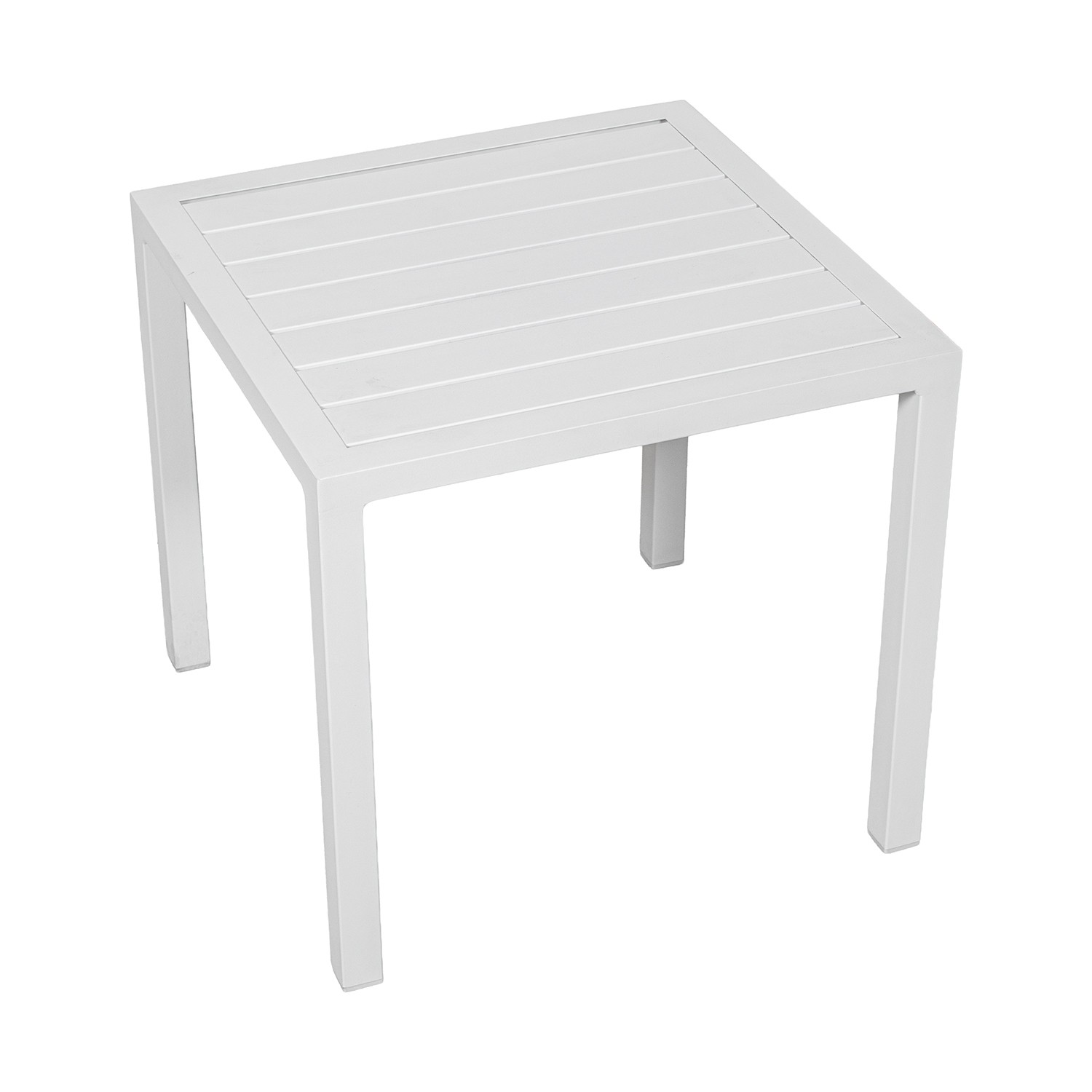 MESA AUXILIAR ALUMINIO BLANCO