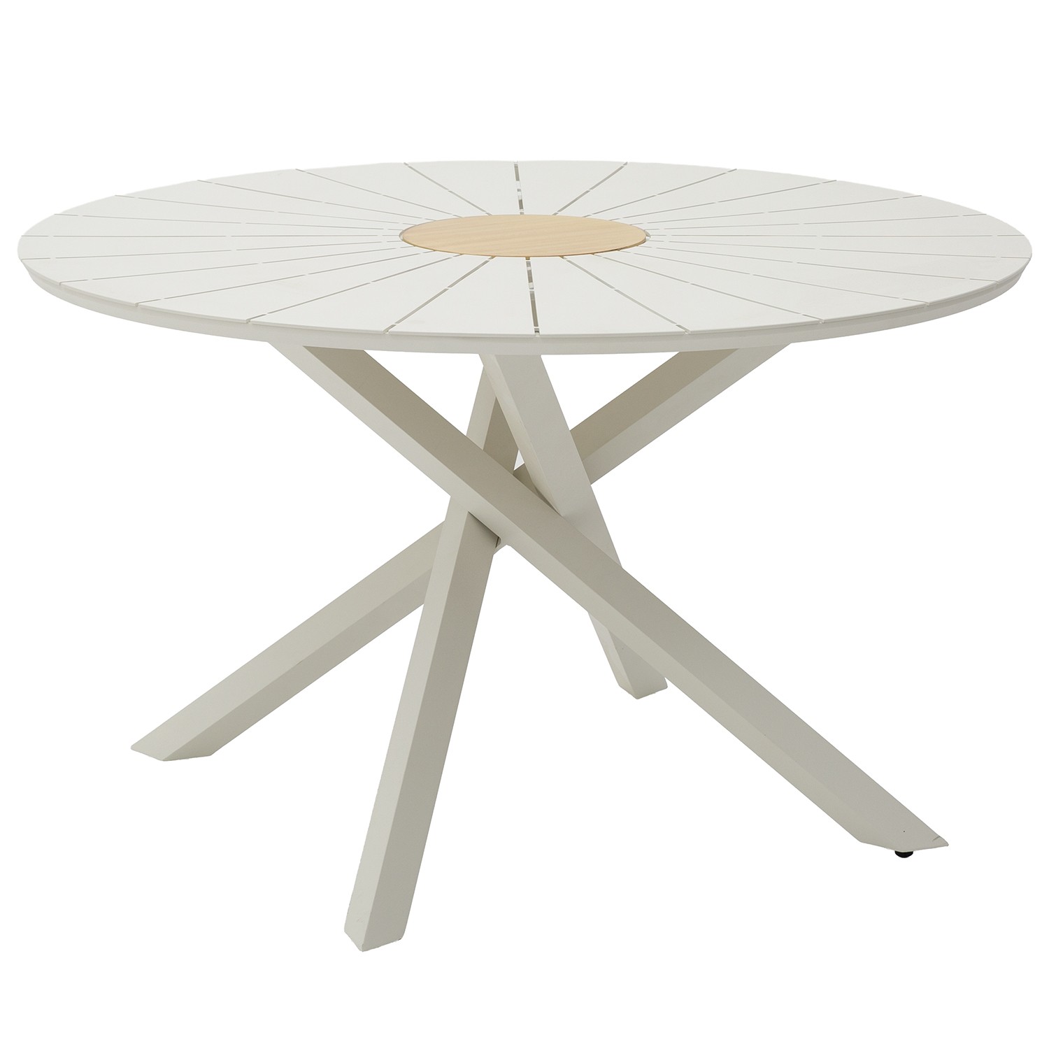 MESA COMEDOR EXTERIOR ALUMINIO)