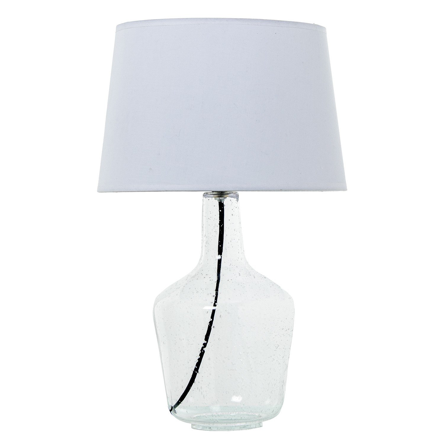 LÁMPARA SOBREMESA BASE CRISTAL, 1XE14 MAX.25W NO INCLUIDA