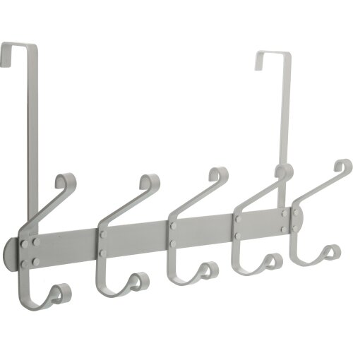 PERCHA PUERTA CROMADA 5 GANCHOTAMENTOS