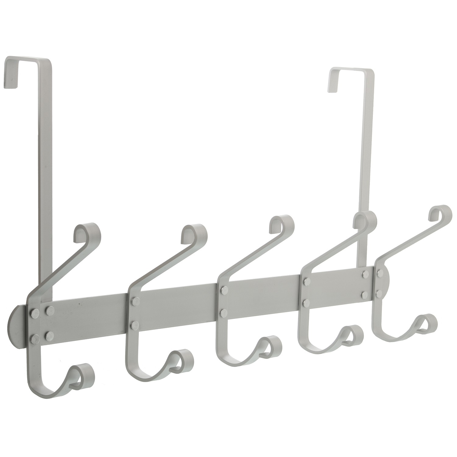 PERCHA PUERTA CROMADA 5 GANCHOTAMENTOS