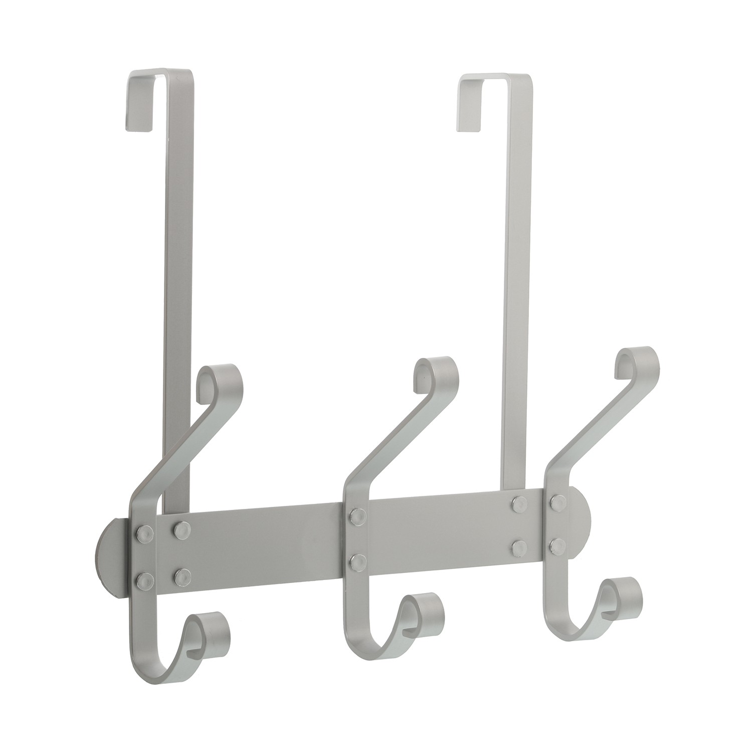 PERCHA PUERTA CROMADA 3 GANCHOS