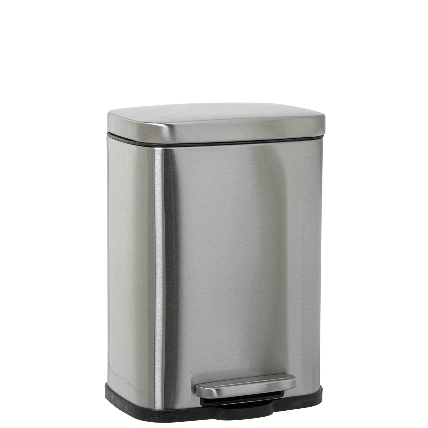 PAPELERA ACERO INOXIDABLE 5L C CERÁMICA AZUL
