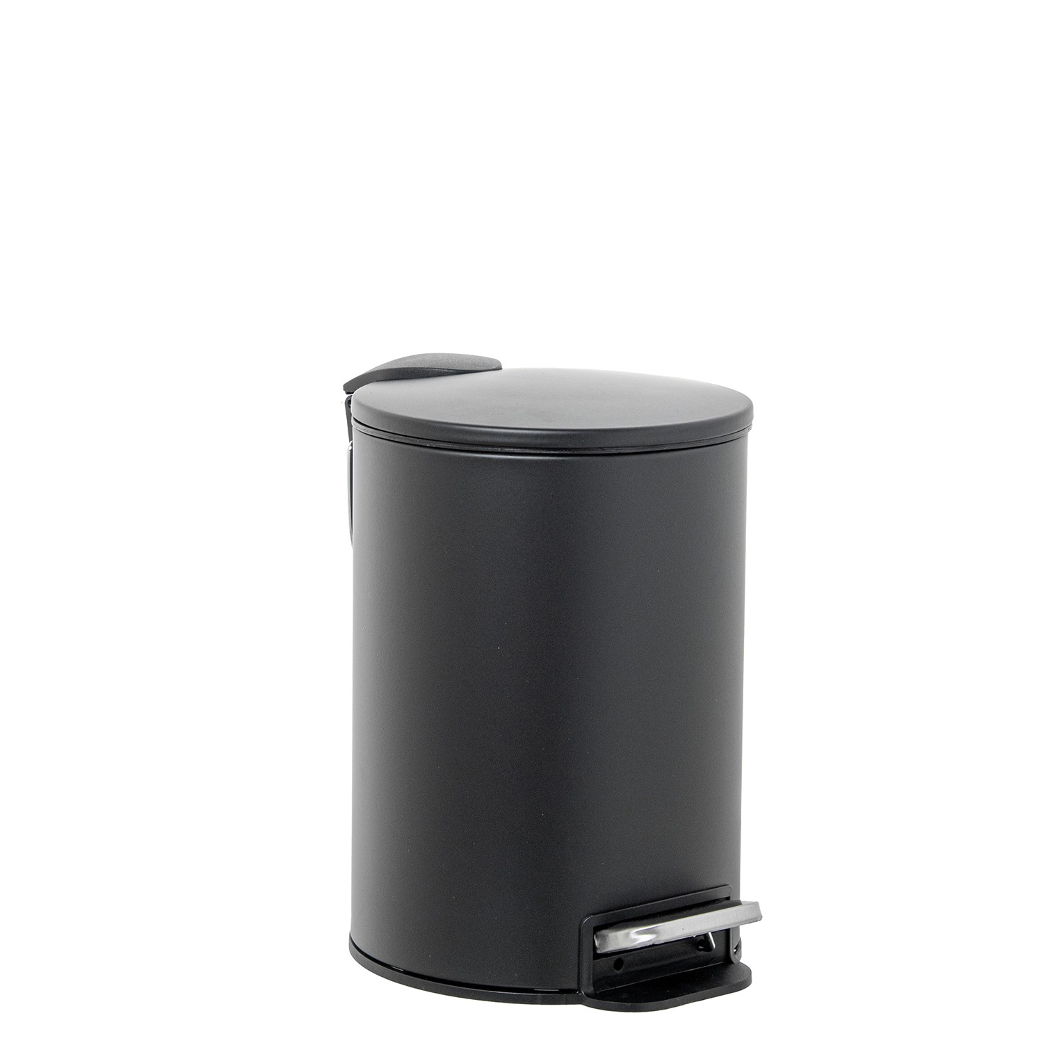 PAPELERA ACERO INOXIDABLE 3L. C/PEDAL BLANCA