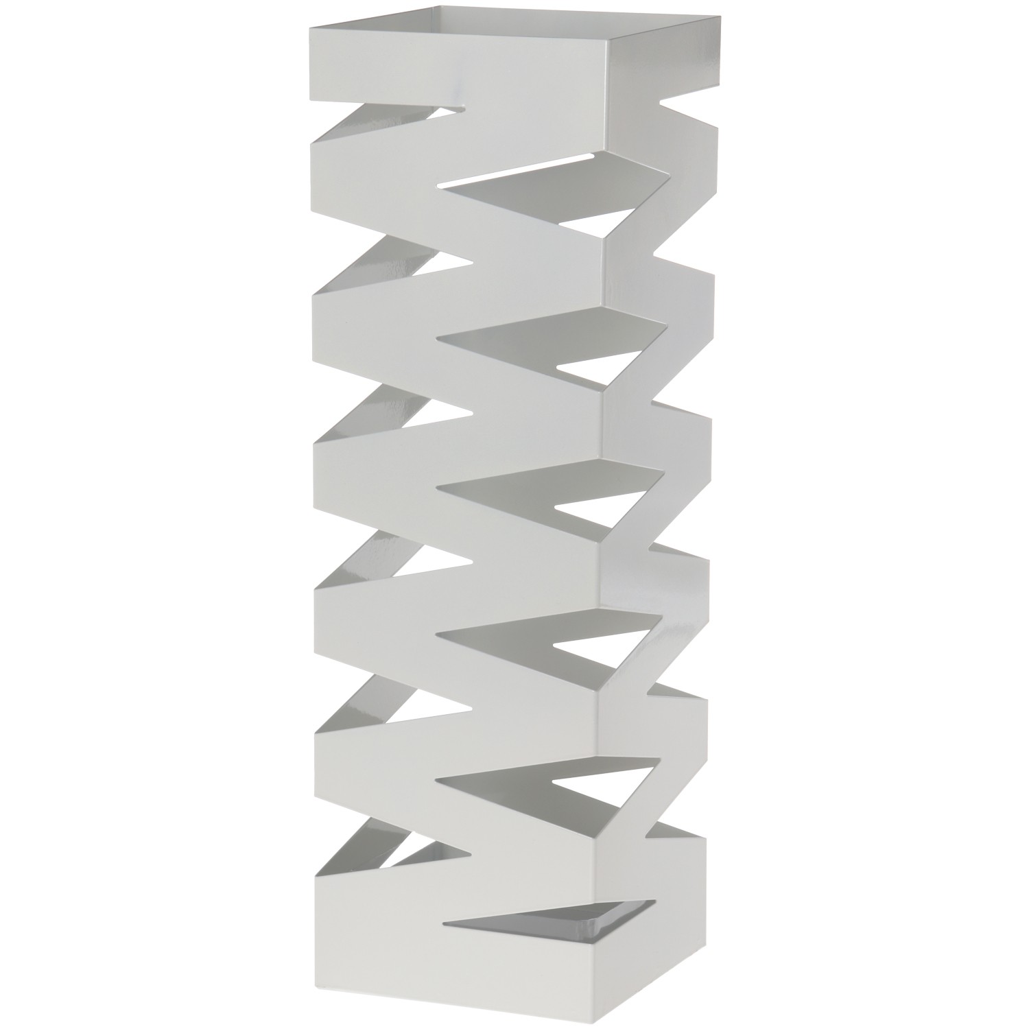PARAGÜERO METAL BLANCO CUADRAD