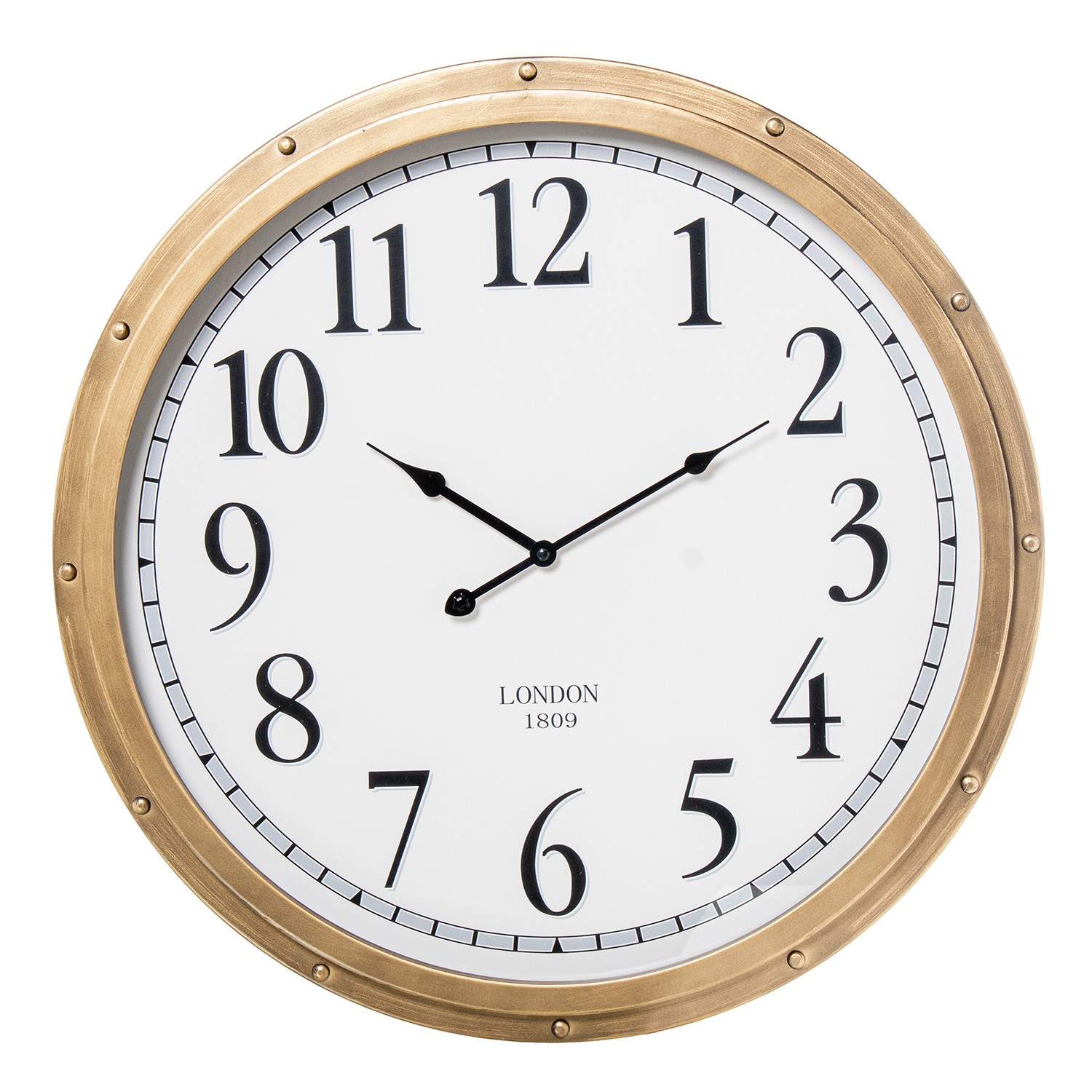 RELOJ PARED ø60CM METAL HIERRO