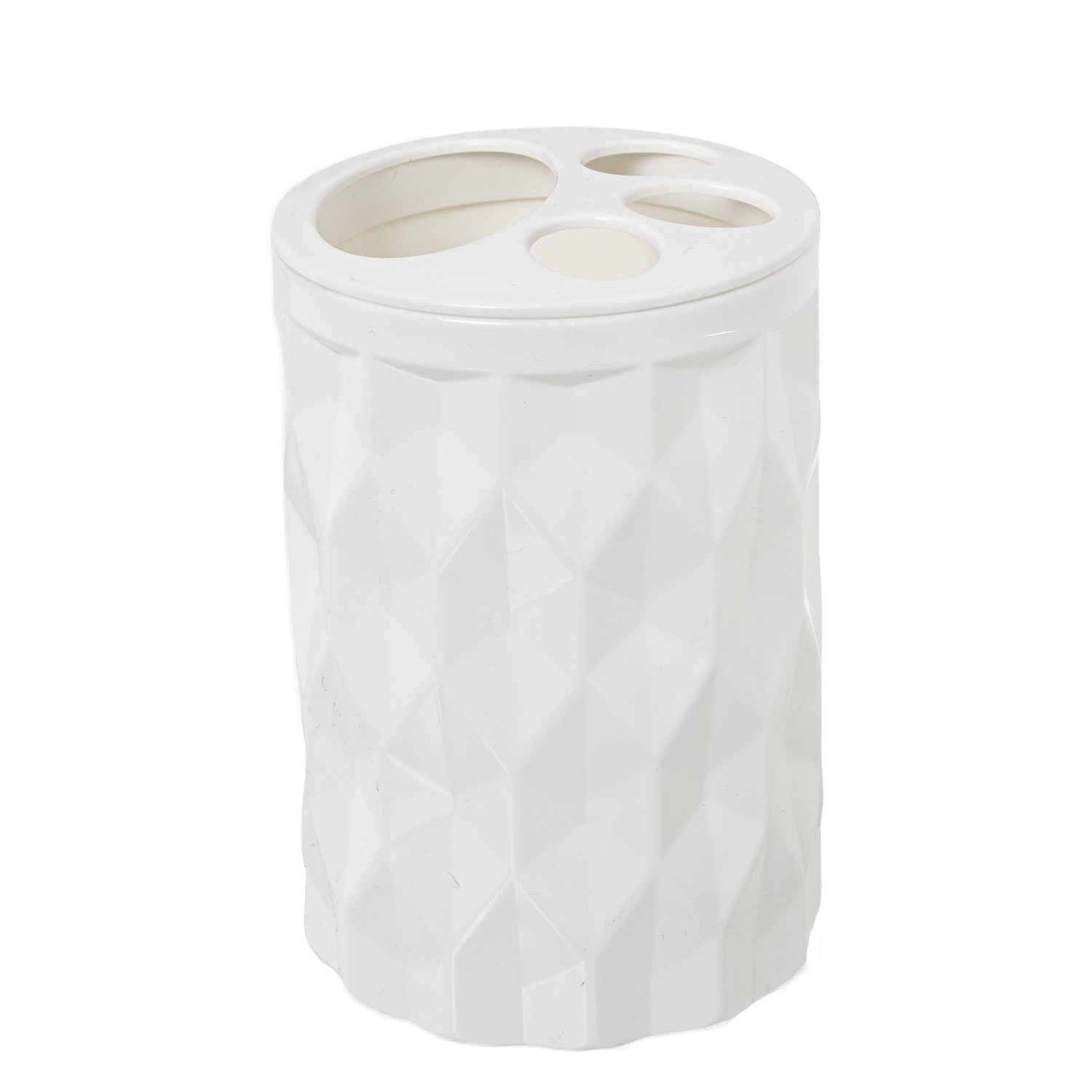 VASO CEPILLOS DE DIENTES BAÑOACRILICO BEIGE
