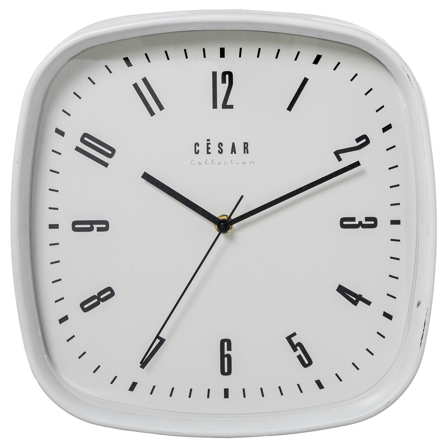 RELOJ PARED ACRÍLICO 30CM MARCO NEGRO