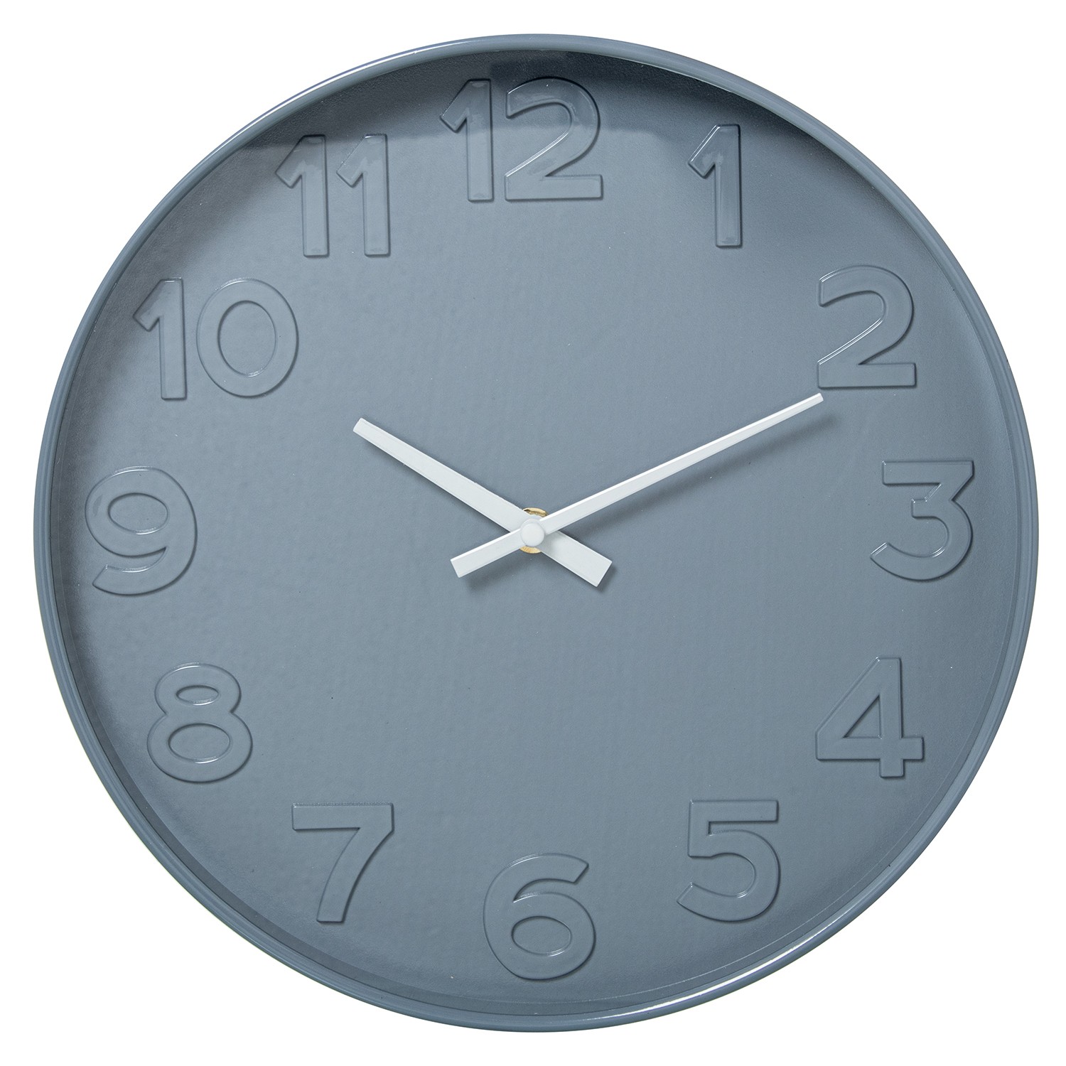 RELOJ PARED ACRÍLICO 30CM GRIS