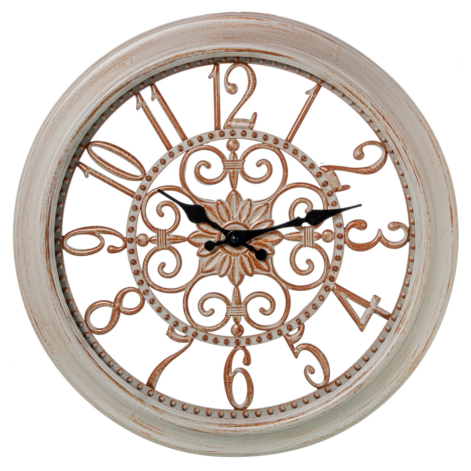 RELOJ PARED 40CM ACRÍLICO BLANDO/ BLANCO