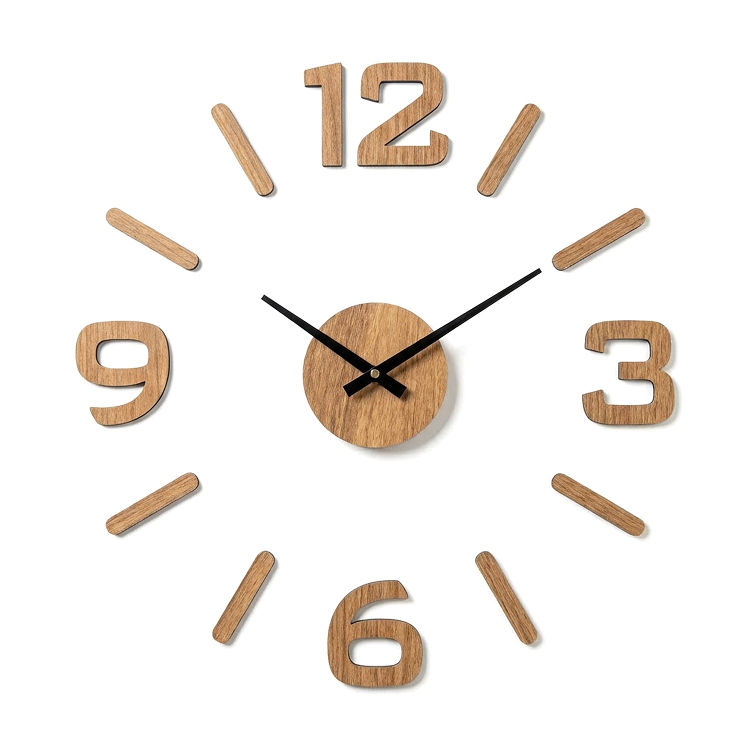 RELOJ PARED ADHESIVO GOMA EVANEGRO