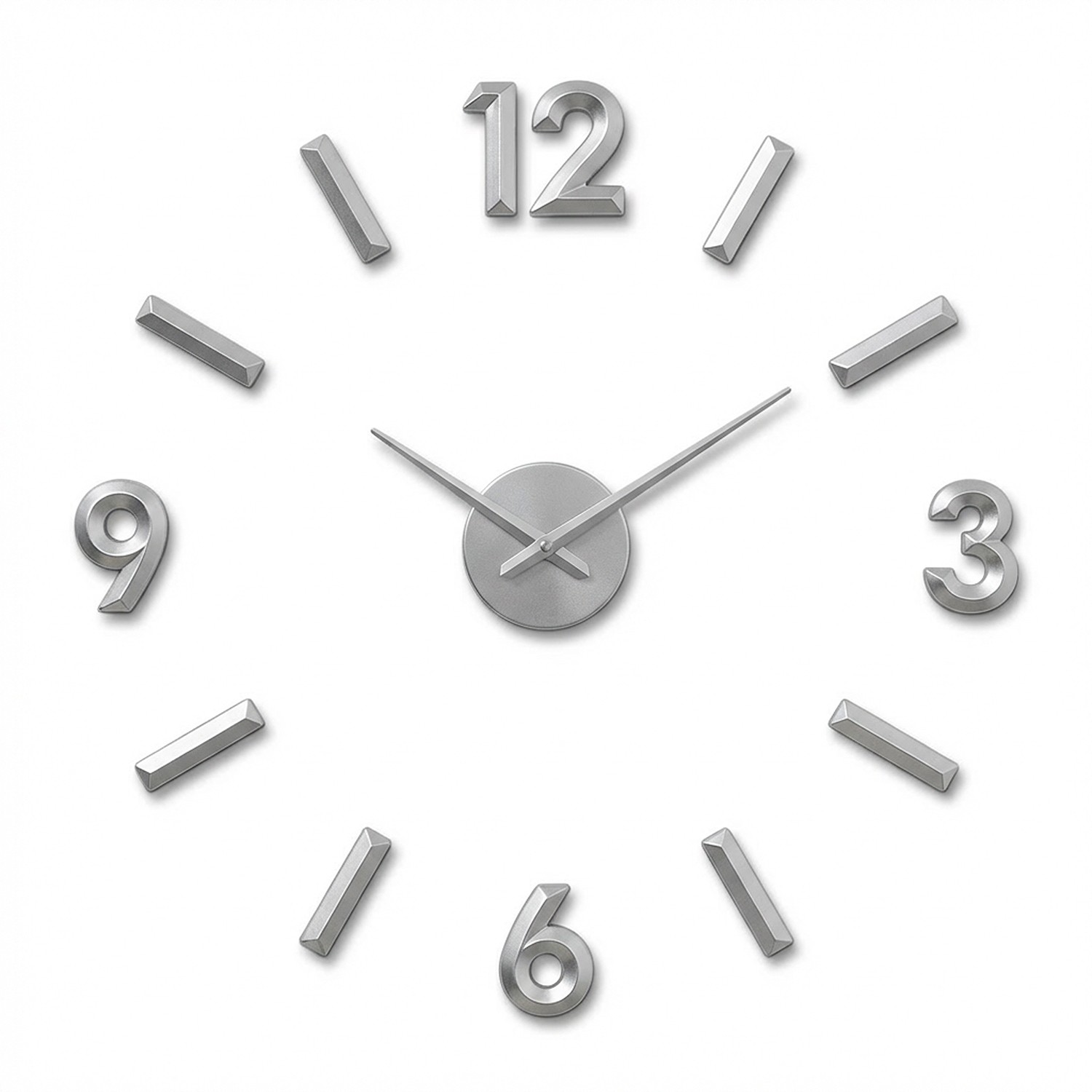 RELOJ PARED ADHESIVO GOMA EVAACABADO MADERA