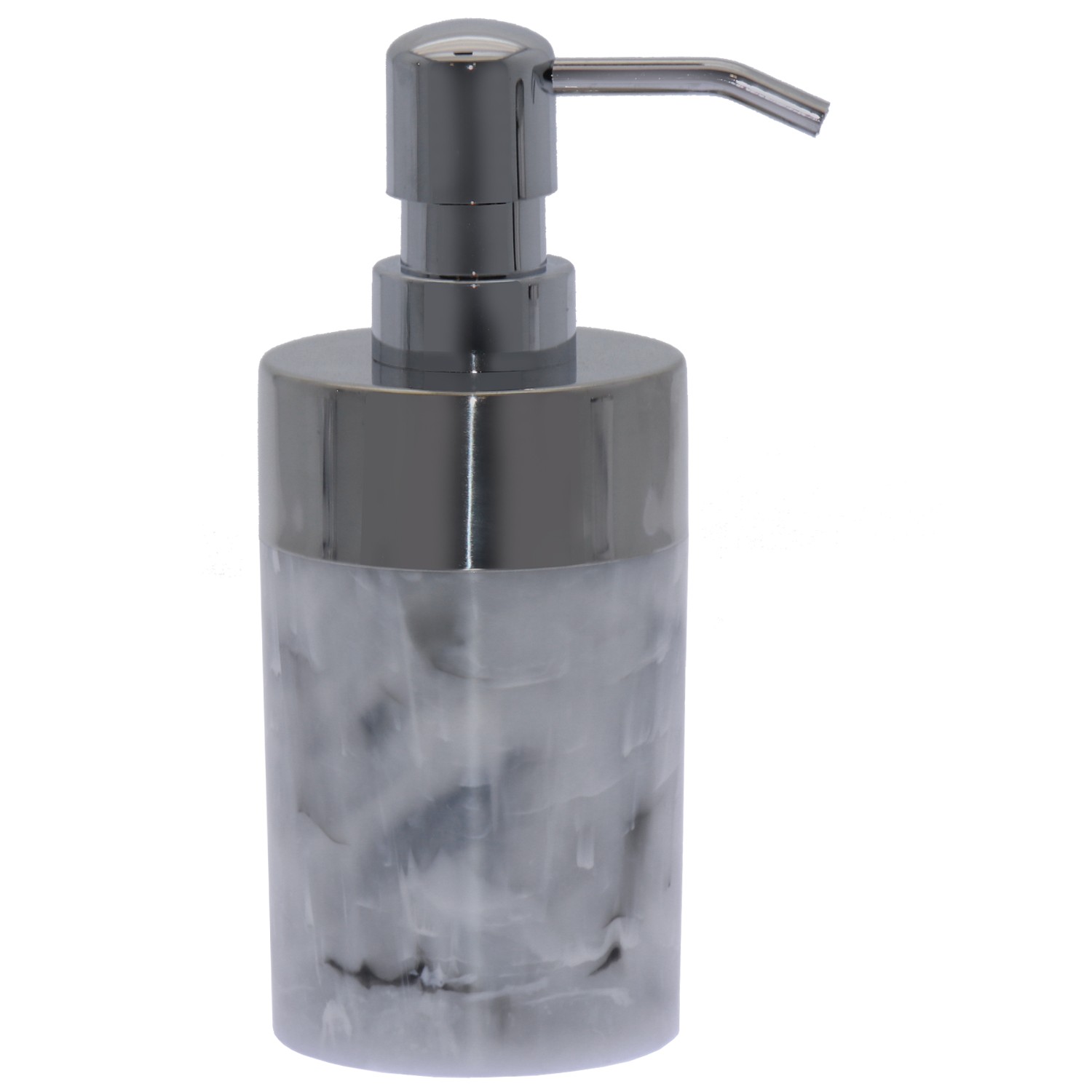 DOSIFICADOR BAÑO ACRÍLICO/METAL ACABADO MÁRMOL