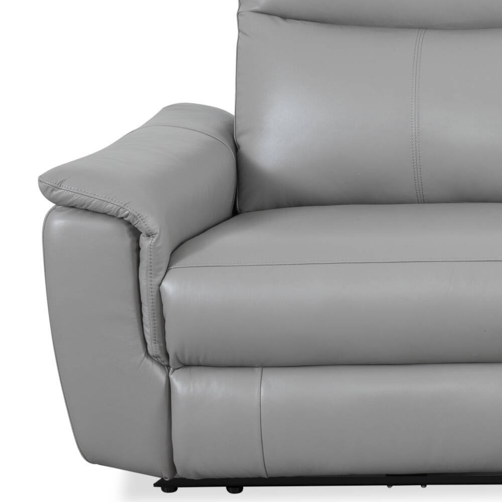 CHAISELONGUE MOD. ADANA VF/ IZDA PIEL GRIS - Imagen 4
