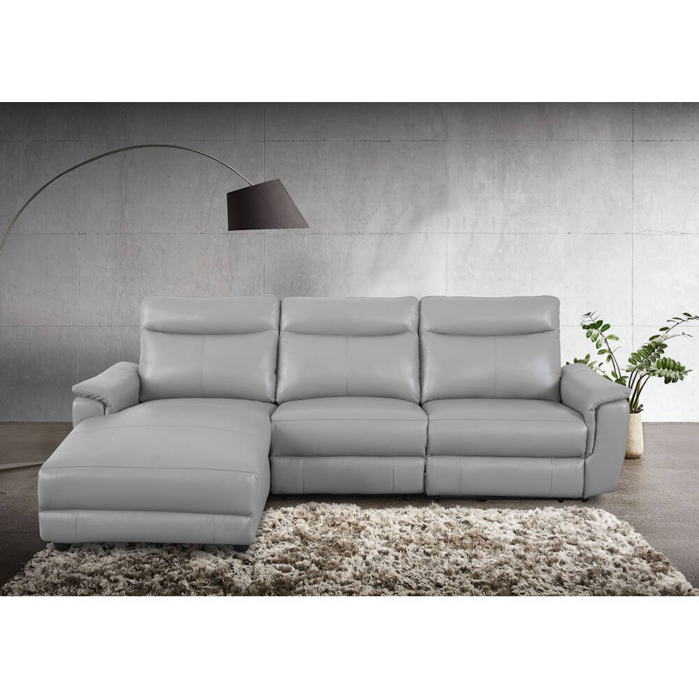 CHAISELONGUE MOD. ADANA VF/ IZDA PIEL GRIS