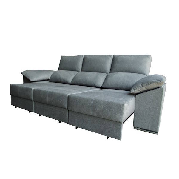 SOFA 3 PL. MOD. AMORGOS TELA C/ GRIS (NUEVA TELA) TELA KONGO 11 - Imagen 6