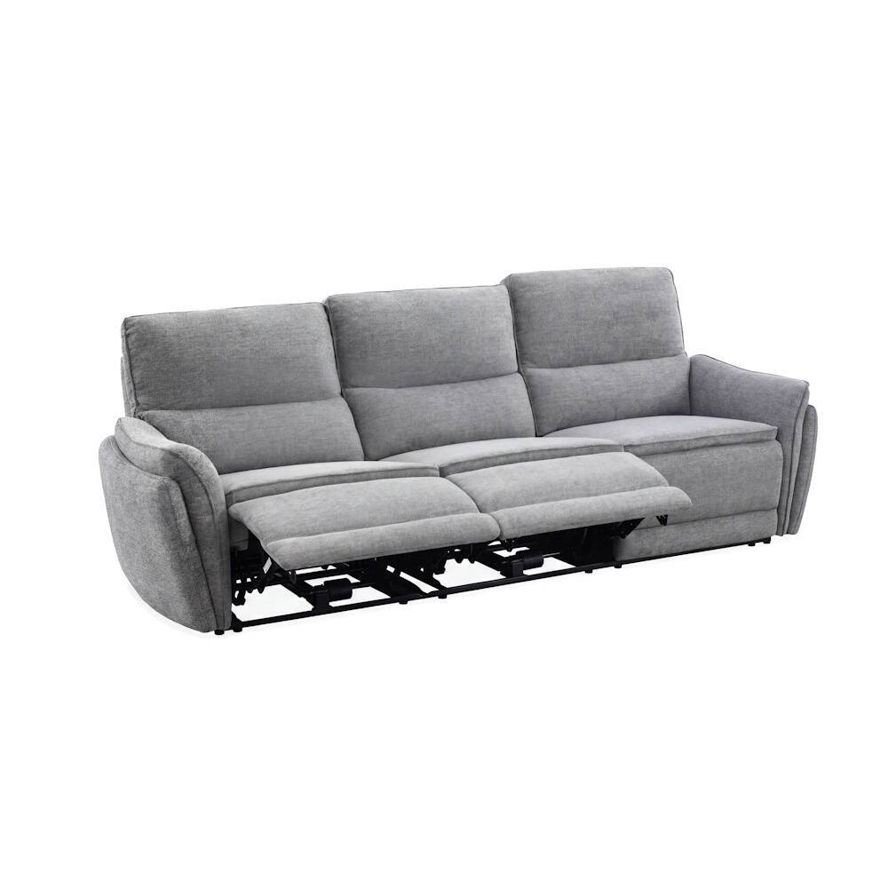 SOFA 3 PL. MAXI MOD. BINTER TELA C/ GRIS OSCURO 3 RELAX ELECTRICO 6 MOTORES - Sistema gravedad cero - Imagen 2