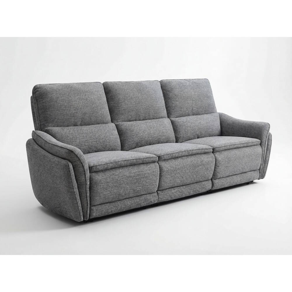 SOFA 3 PL. MAXI MOD. BINTER TELA C/ GRIS OSCURO 3 RELAX ELECTRICO 6 MOTORES - Sistema gravedad cero