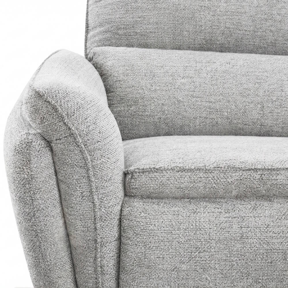 SOFA 3 PL. MAXI MOD. BINTER TELA C/ GRIS CLARO 3 RELAX ELECTRICO 6 MOTORES - Sistema gravedad cero - Imagen 3