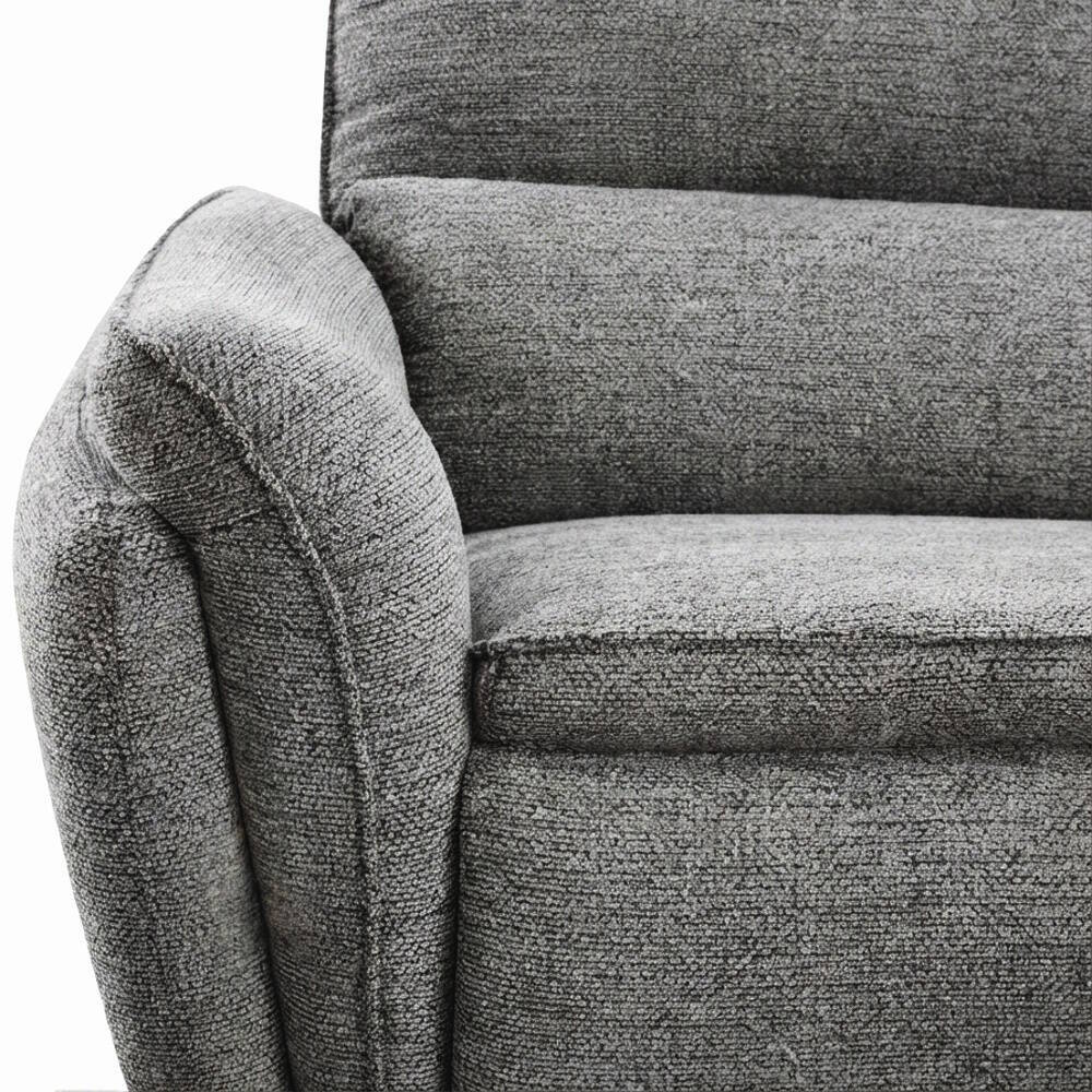 SOFA 3 PL. MOD. BINTER TELA C/ GRIS OSCURO 2 RELAX ELECTRICO 4 MOTORES - Sistema gravedad cero - Imagen 4