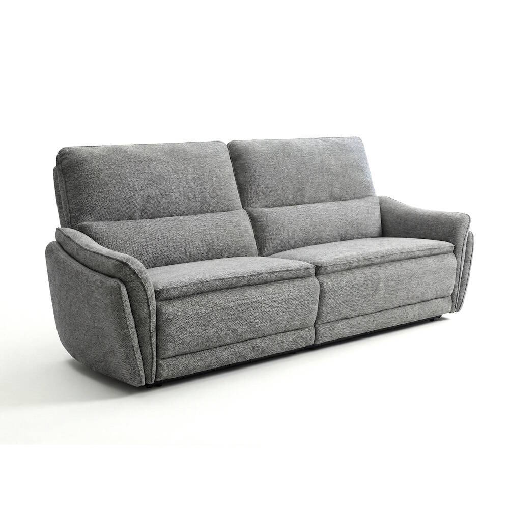 SOFA 3 PL. MOD. BINTER TELA C/ GRIS OSCURO 2 RELAX ELECTRICO 4 MOTORES - Sistema gravedad cero - Imagen 2