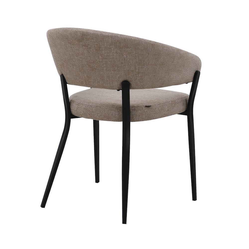 SILLA MOD. DALIA TELA C/ BEIGE - PATA NEGRA CAJA DE 2 UDS - Imagen 4
