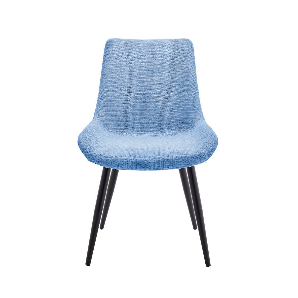 SILLA MOD. DEREK TELA C/ AZUL - PATA NEGRA SE SIRVE EN CAJAS DE 4 UDS - Imagen 3
