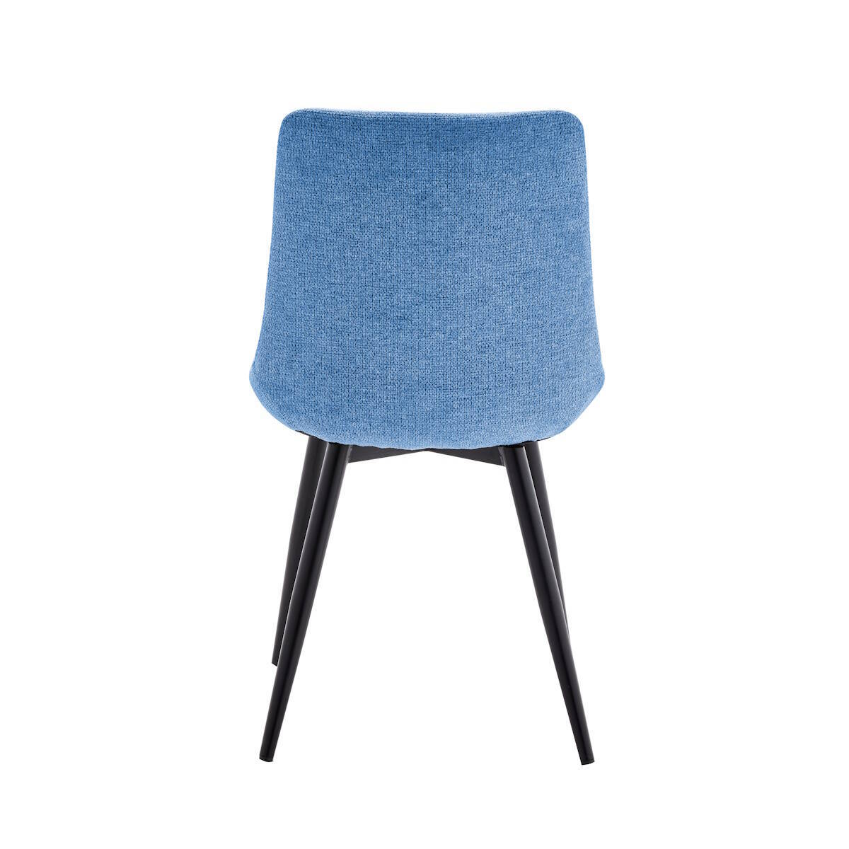 SILLA MOD. DEREK TELA C/ AZUL - PATA NEGRA SE SIRVE EN CAJAS DE 4 UDS - Imagen 5