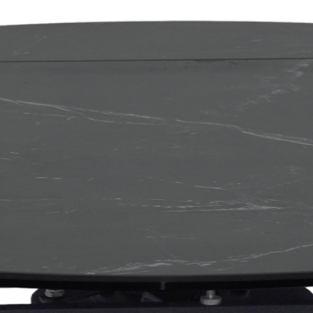 MESA COMEDOR EXTENSIBLE MOD. IZAN PATA NEGRA 80/130 cm - Imagen 5