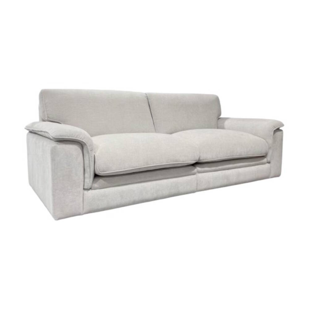 SOFA 3 PL. MOD. LORCAN TELA C/ GRIS CLARO - Imagen 2