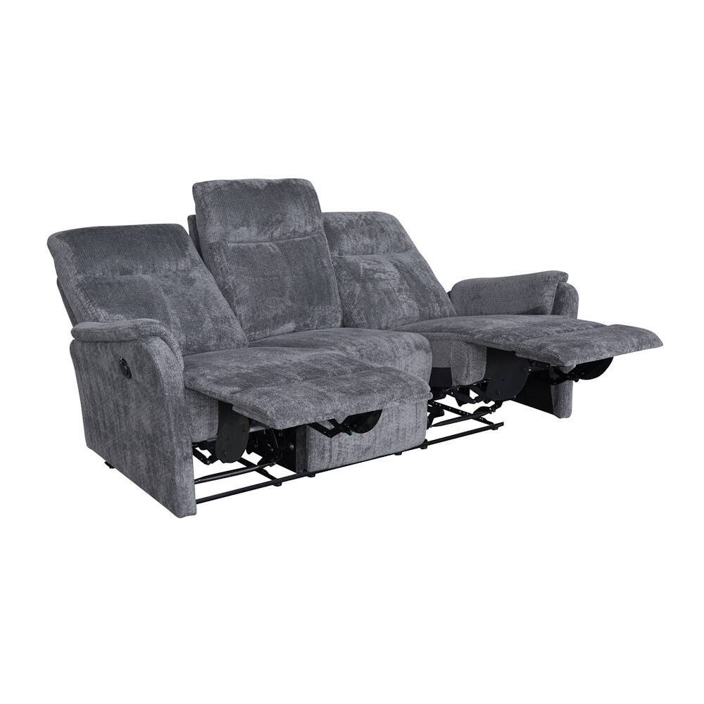 SOFA 3 PL. MOD. MAGNOLIA RELAX ELECTRICO C/ GRIS - Imagen 5