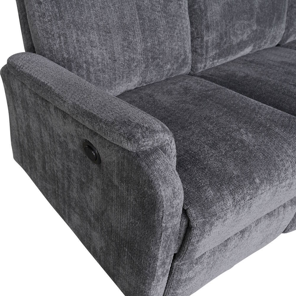 SOFA 3 PL. MOD. MAGNOLIA RELAX ELECTRICO C/ GRIS - Imagen 7