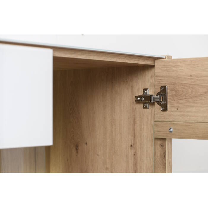 VITRINA 2P MOD. MOLISE BLANCO/ROBLE ARTISAN - Imagen 7