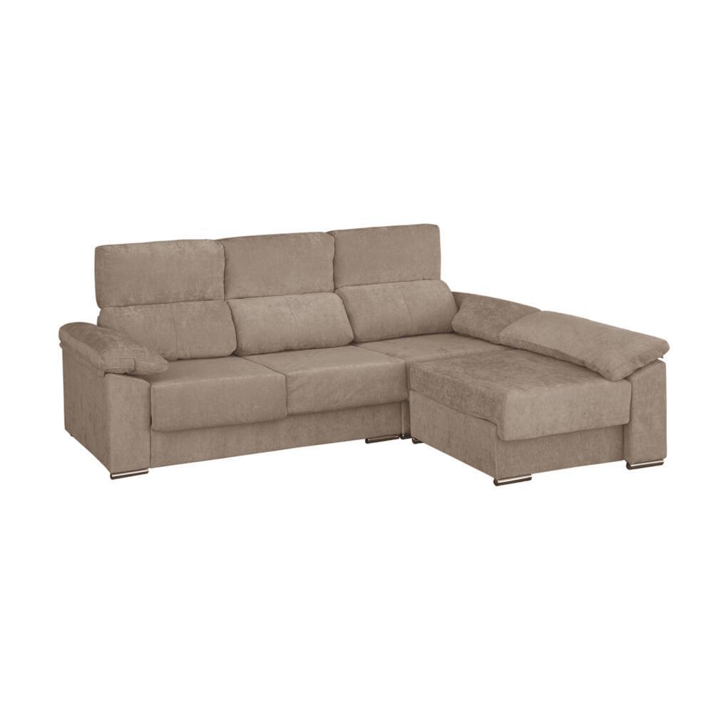 CHAISELONGUE MOD. SEGOVIA TELA C/ BEIGE OSCURO