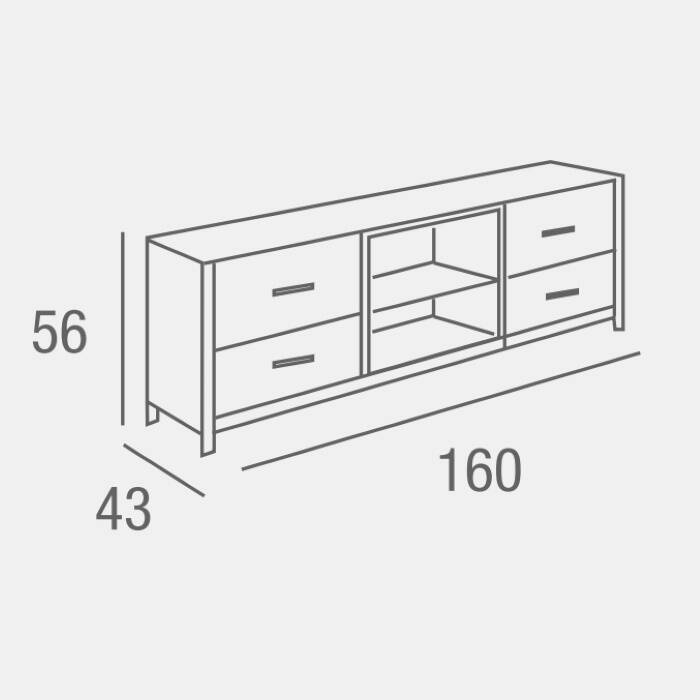MODULO TV MOD. SERGIO - Imagen 5