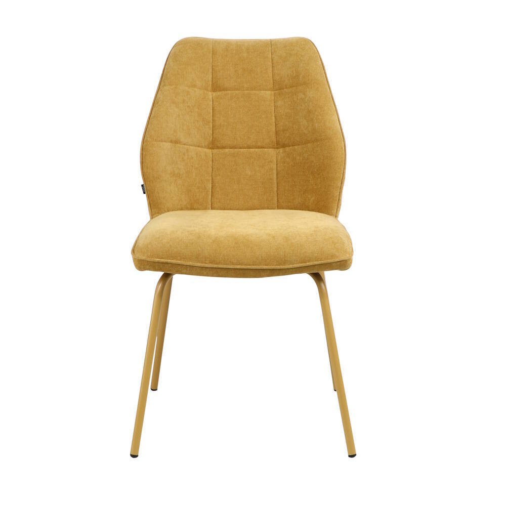 SILLA MOD. TRIANA TELA C/ MOSTAZA - PATA MOSTAZA CAJAS DE 4 UDS. - Imagen 2