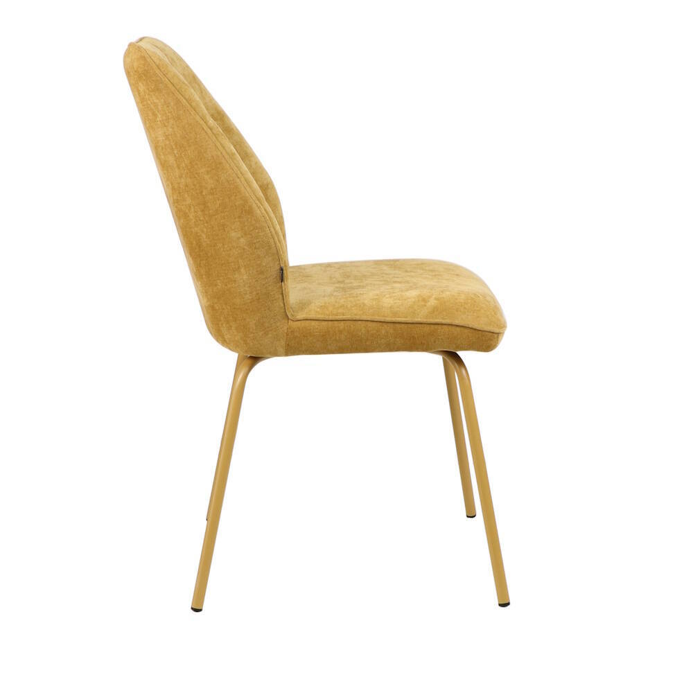 SILLA MOD. TRIANA TELA C/ MOSTAZA - PATA MOSTAZA CAJAS DE 4 UDS. - Imagen 3