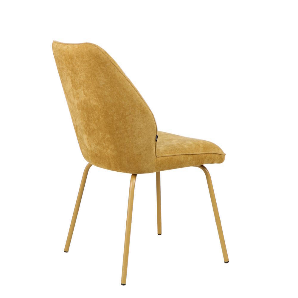 SILLA MOD. TRIANA TELA C/ MOSTAZA - PATA MOSTAZA CAJAS DE 4 UDS. - Imagen 4