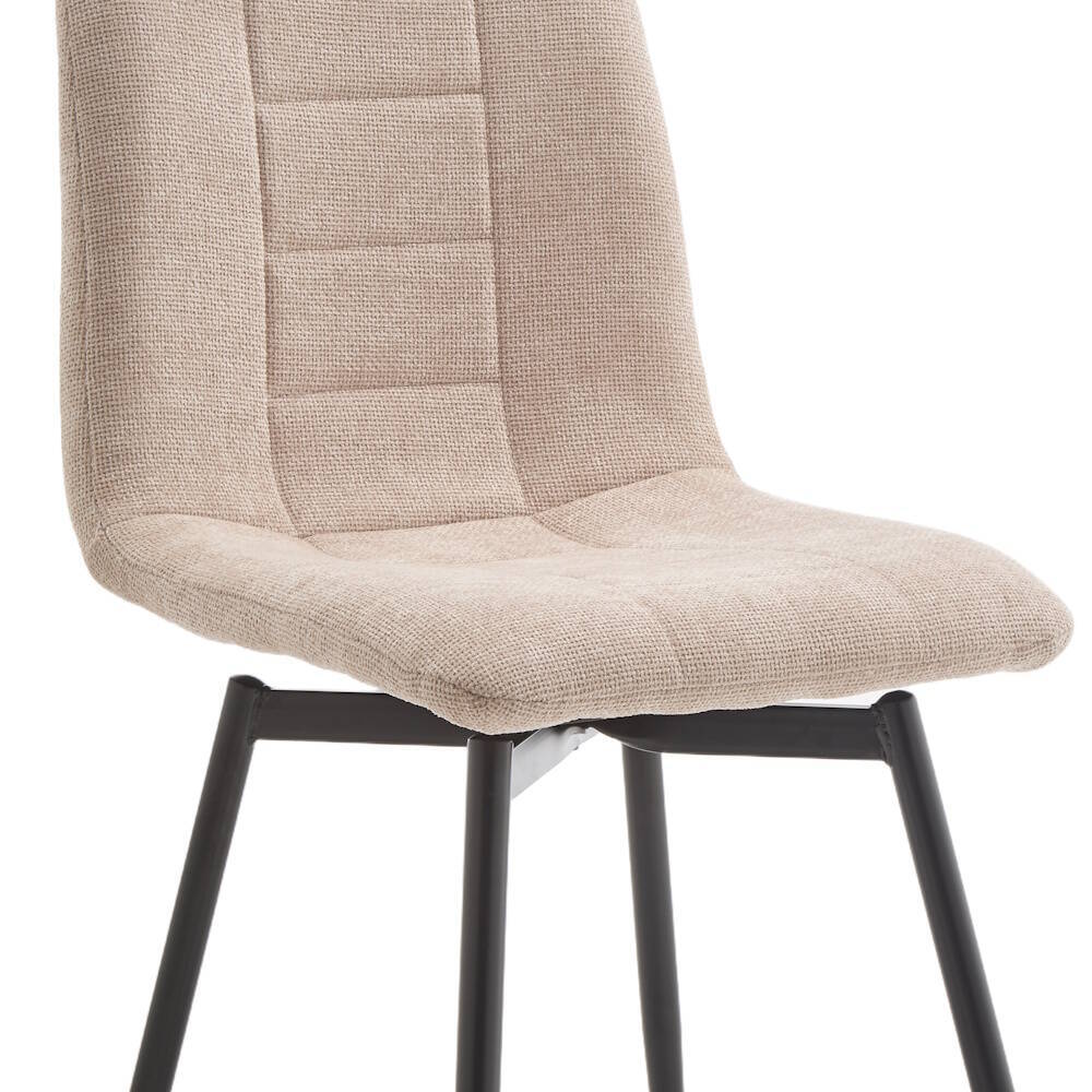SILLA MOD. UNAI TELA C/ BEIGE - GIRATORIA 180º C/ RETORNO CAJAS DE 4 UDS - Imagen 5