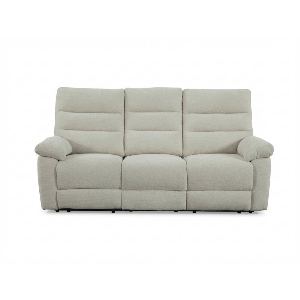 SOFA 3 PL. MOD. VENICE TELA C/ BEIGE 2 RELAX ELECTRICOS Modulo central fijo - SILLON RELAX DE REGALO - Imagen 3