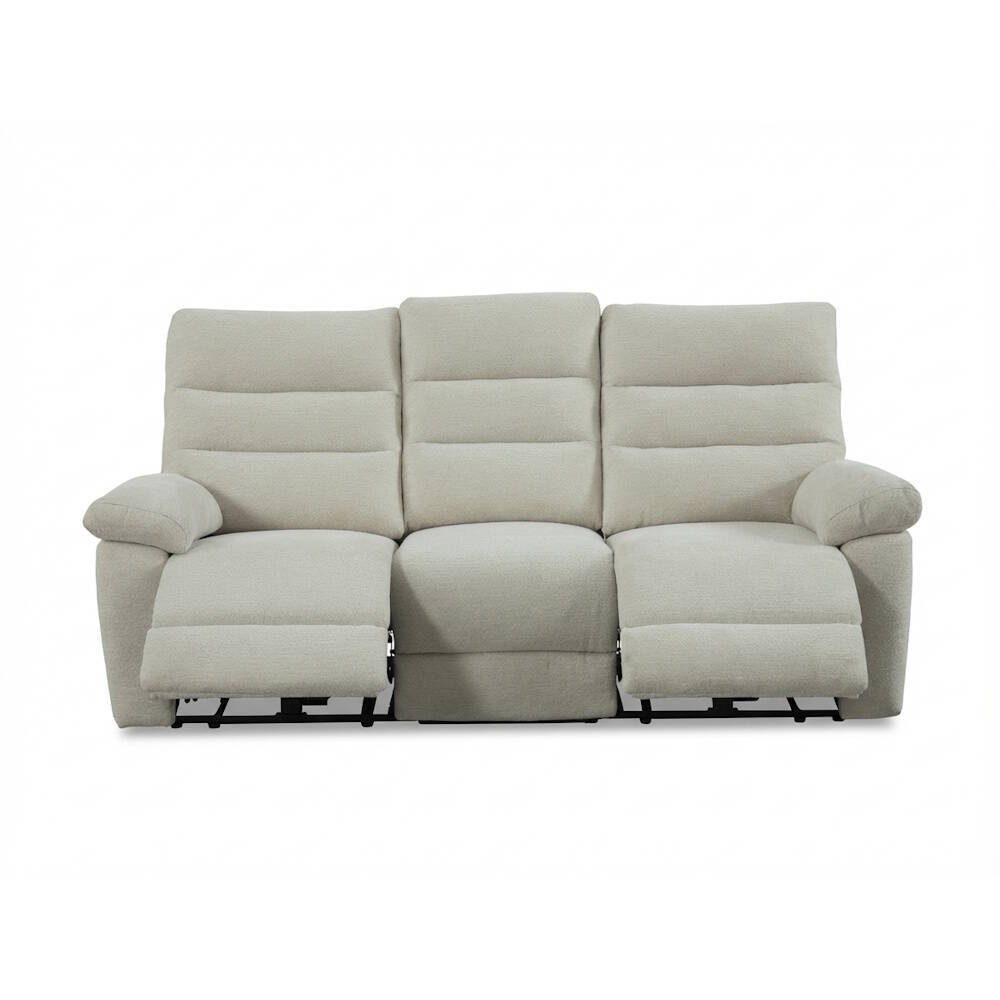SOFA 3 PL. MOD. VENICE TELA C/ BEIGE 2 RELAX ELECTRICOS Modulo central fijo - SILLON RELAX DE REGALO - Imagen 6