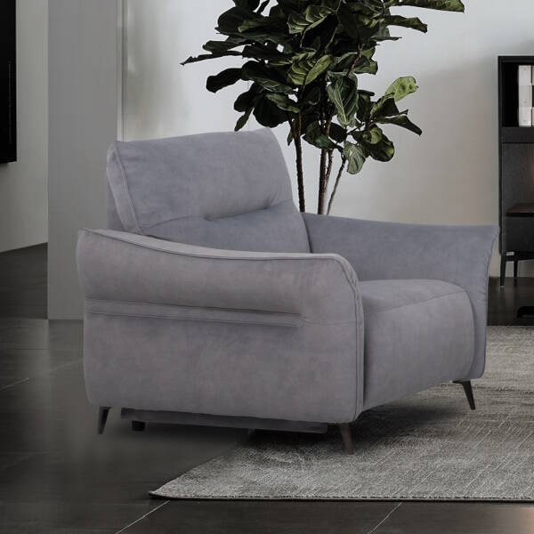 SILLON MOD. VENTURA TELA C/ GRIS OSCURO RELAX ELECTRICO